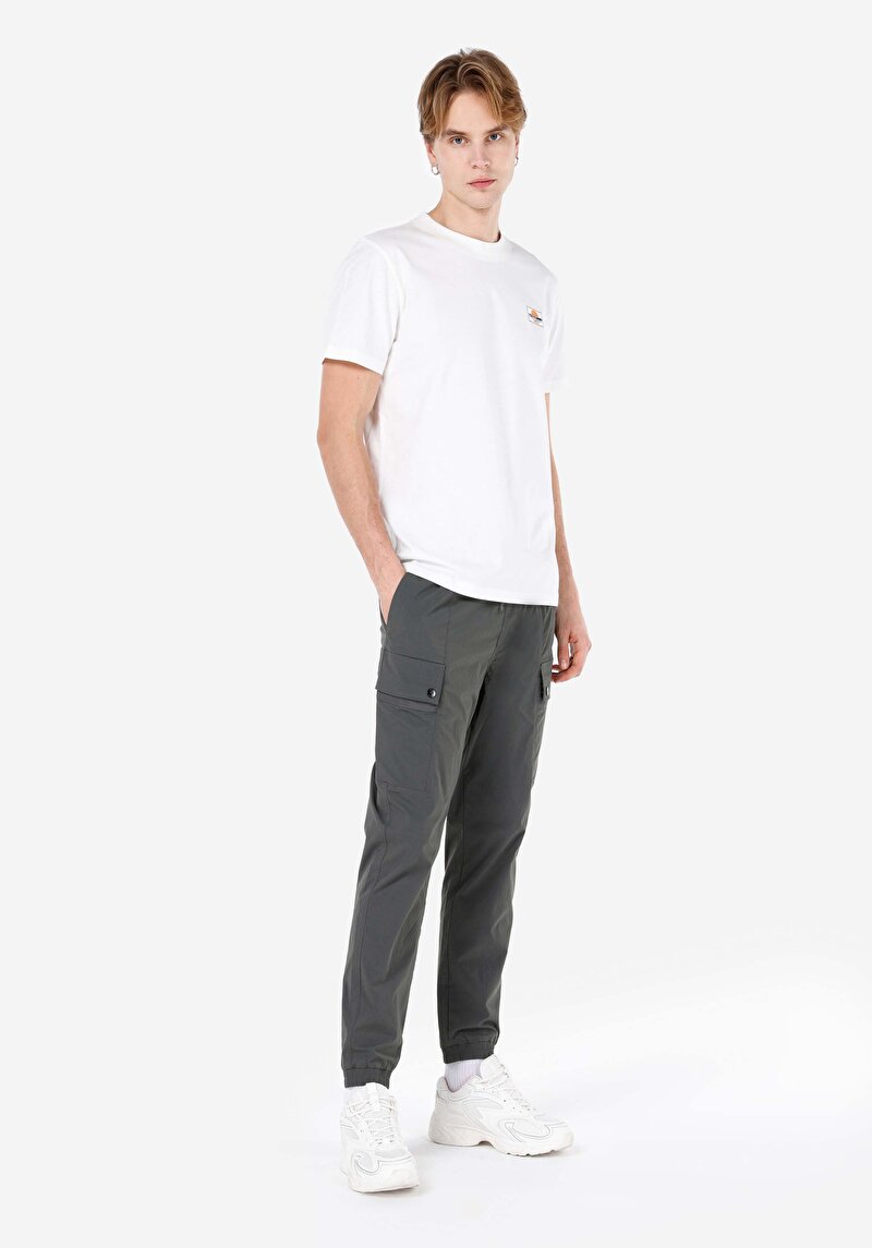 Imagine a Pantaloni De Barbati Kaki Slim Fit  Cl1068256