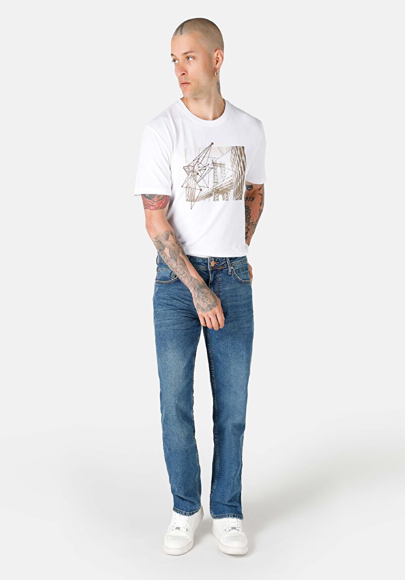 Imagine a Pantaloni De Barbati Denim Regular Fit 045 David Cl1062413