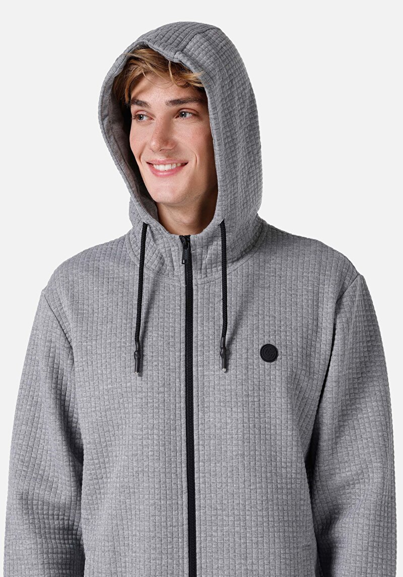 Afișați detalii pentru Jachetă Gri Pentru Bărbați Regular Fit
