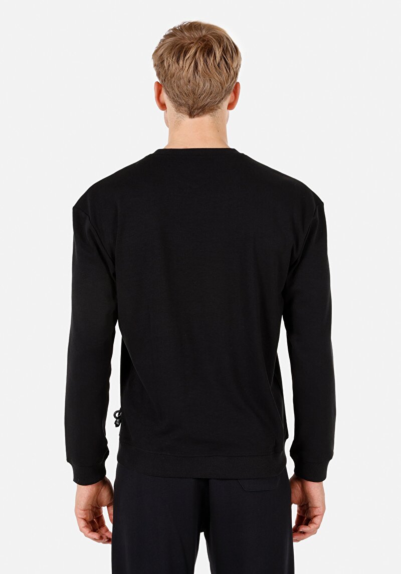 Imagine a Hanorac / Bluza De Barbati Negru Comfort Fit Cl1071222