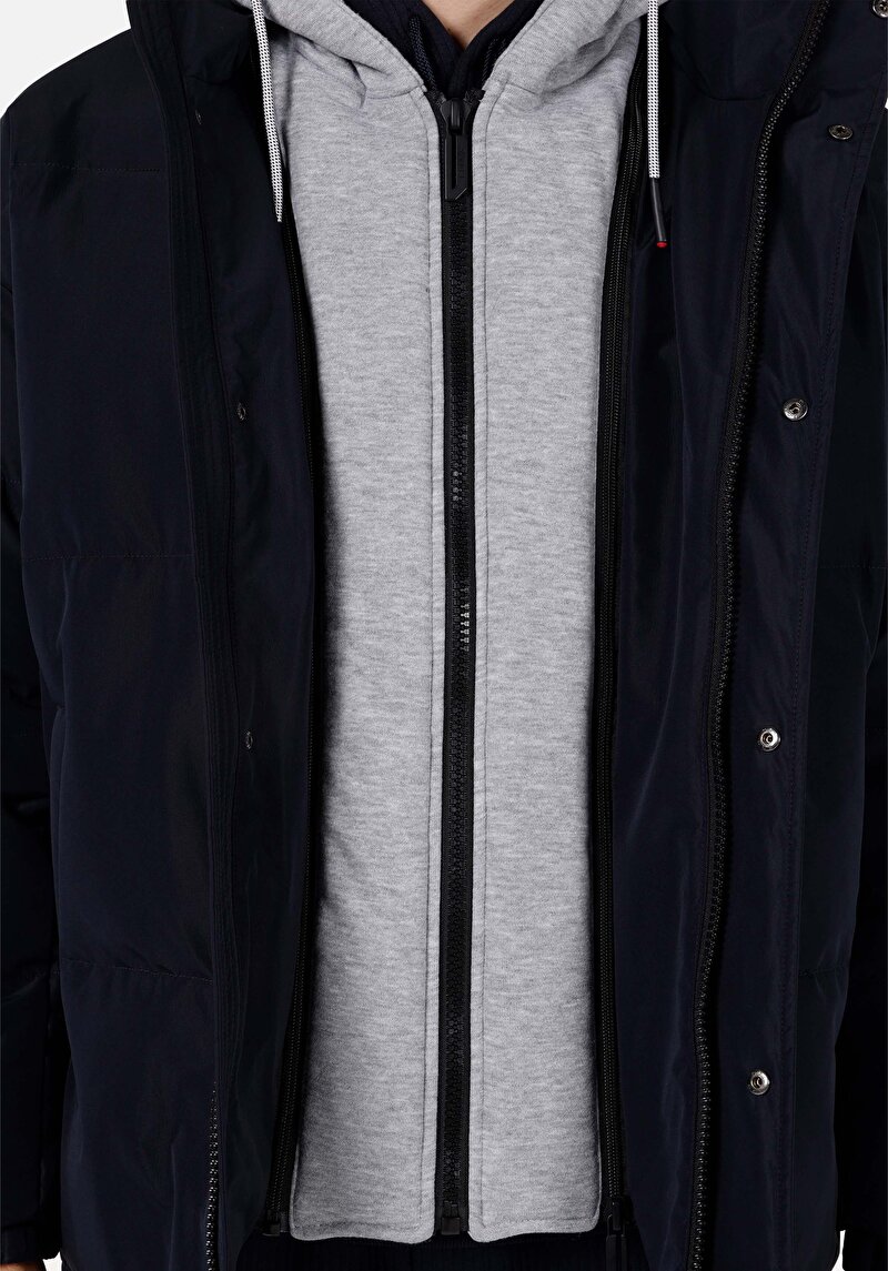 Afișați detalii pentru Palton Bleumarin Pentru Bărbați Regular Fit