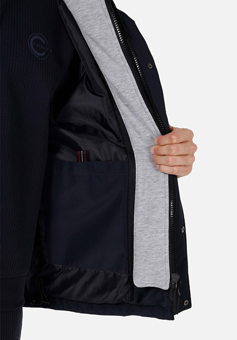 Afișați detalii pentru Palton Bleumarin Pentru Bărbați Regular Fit