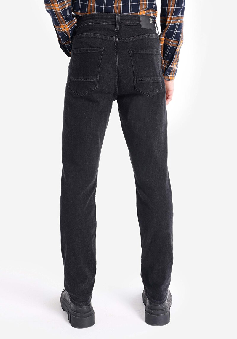 Afișați detalii pentru Pantaloni De Barbati Negru Regular Fit 045 David Cl1065411