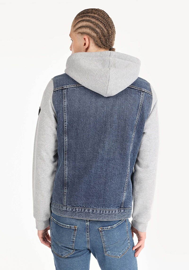 Afișați detalii pentru Jacheta De Barbati Albastru Regular Fit  Cl1065414