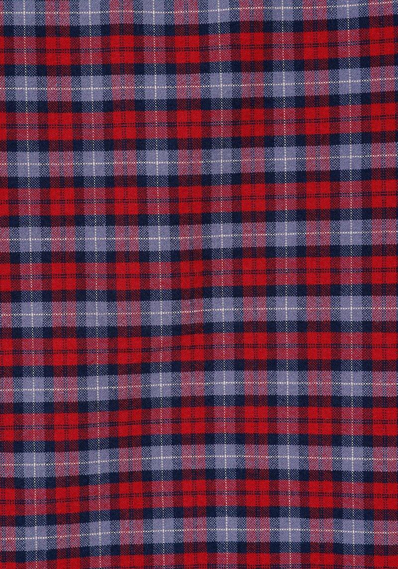 Afișați detalii pentru Regular Fit Cămașă Gât În Carouri Cămașă Roșie Cu Mânecă Lungă Pentru Bărbați