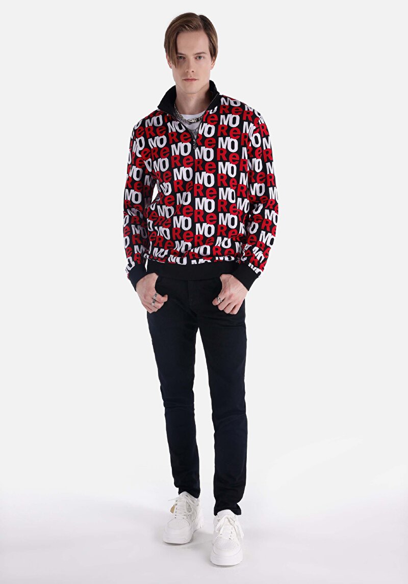 Imagine a Slim Fit Talie Joasă Picior Îngust Blugi Bleumarin Pentru Bărbați