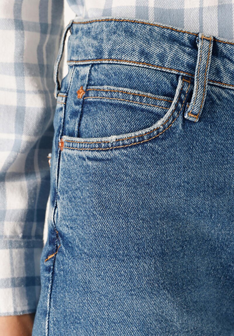 Afișați detalii pentru Blugi Din Denim Pentru Femei Mom Fit