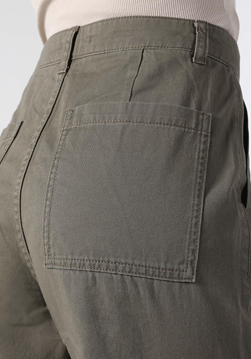 Afișați detalii pentru Pantaloni De Dama Kaki Regular Fit  Cl1062462