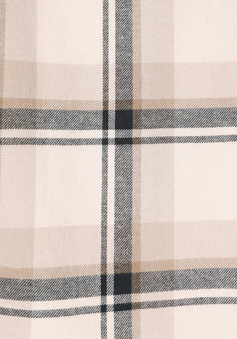 Afișați detalii pentru Regular Fit Classic Collar Cămașă Cu Mânecă Lungă Ecru Pentru Bărbați