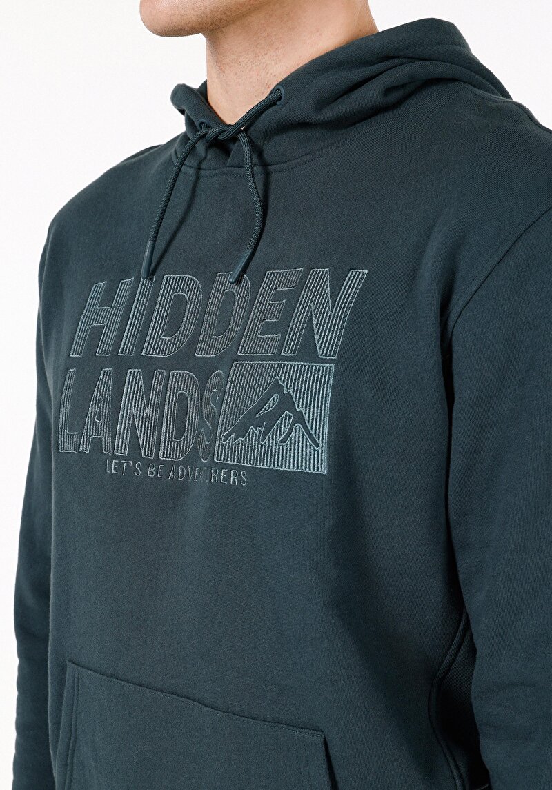 Imagine a Hanorac / Bluza De Barbati Verde Regular Fit Cl1071263