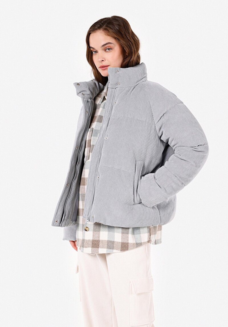 Imagine a Jacheta De Dama Albastru Regular Fit  Cl1070976