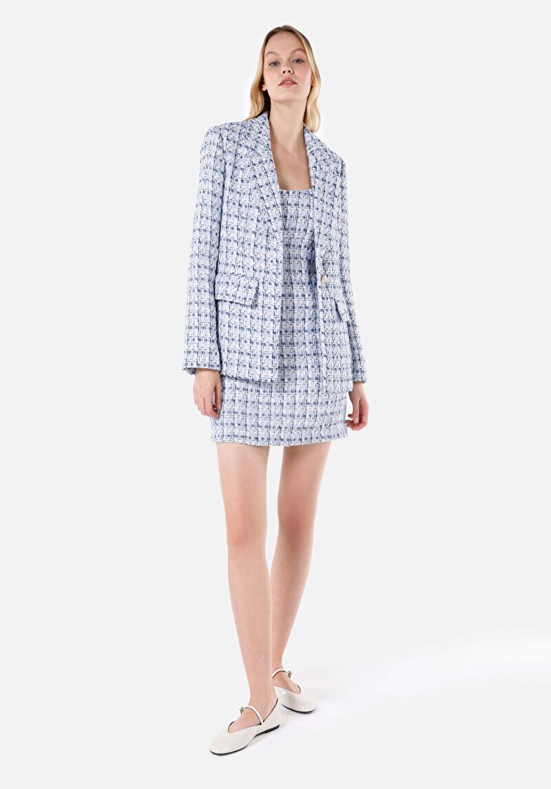 Afișați detalii pentru Rochie Albastră Pentru Femei Slim Fit