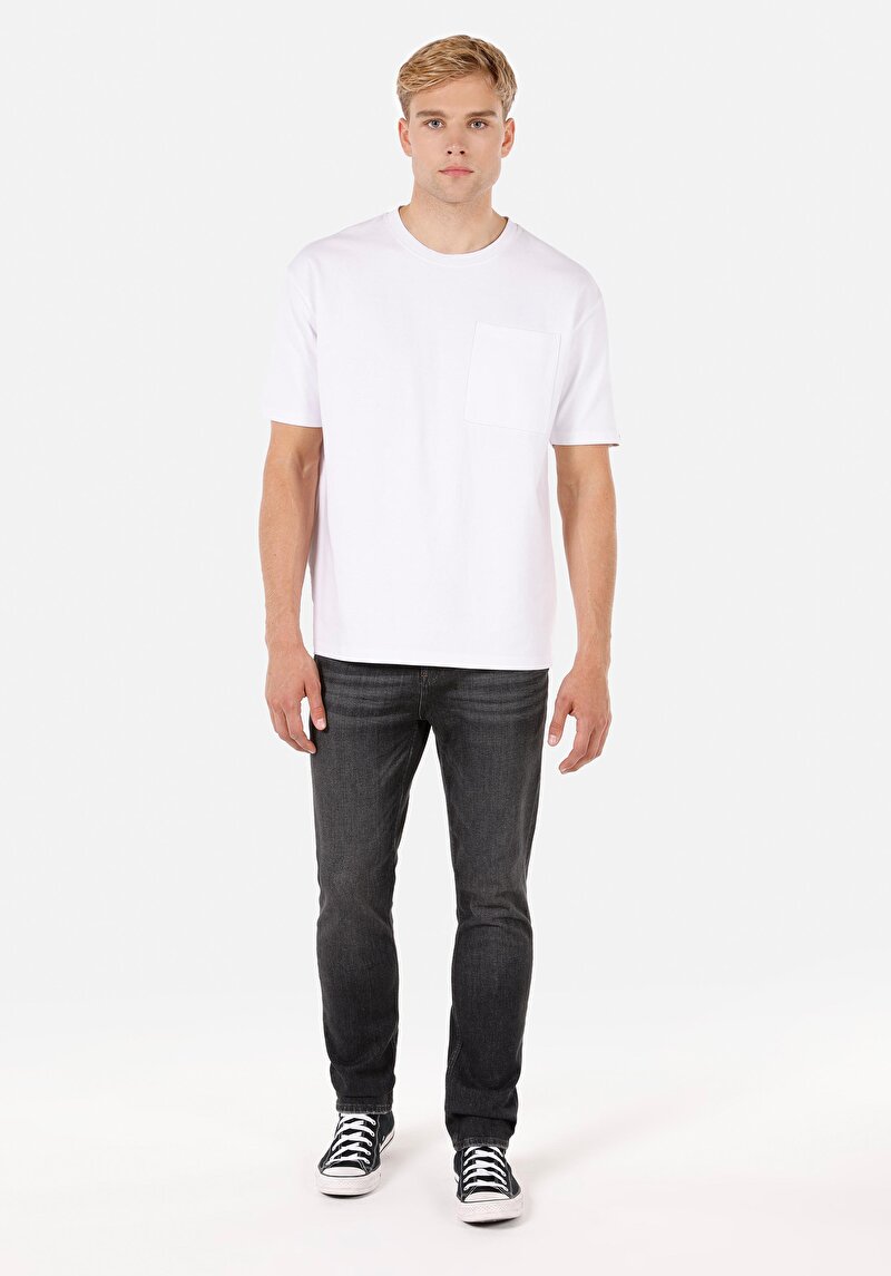 Imagine a Pantaloni De Barbati Denim Straight Fit 044 Karl Cl1071275