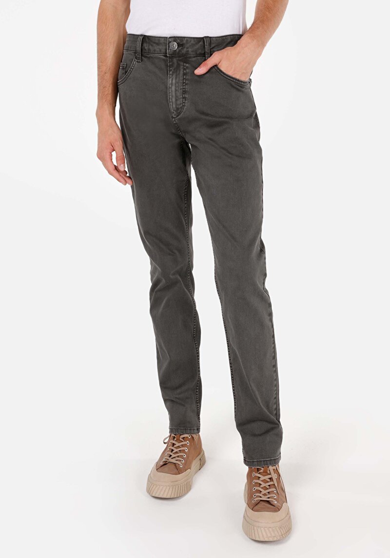 Imagine a Pantaloni De Barbati Verde Straight Fit Cl1071678