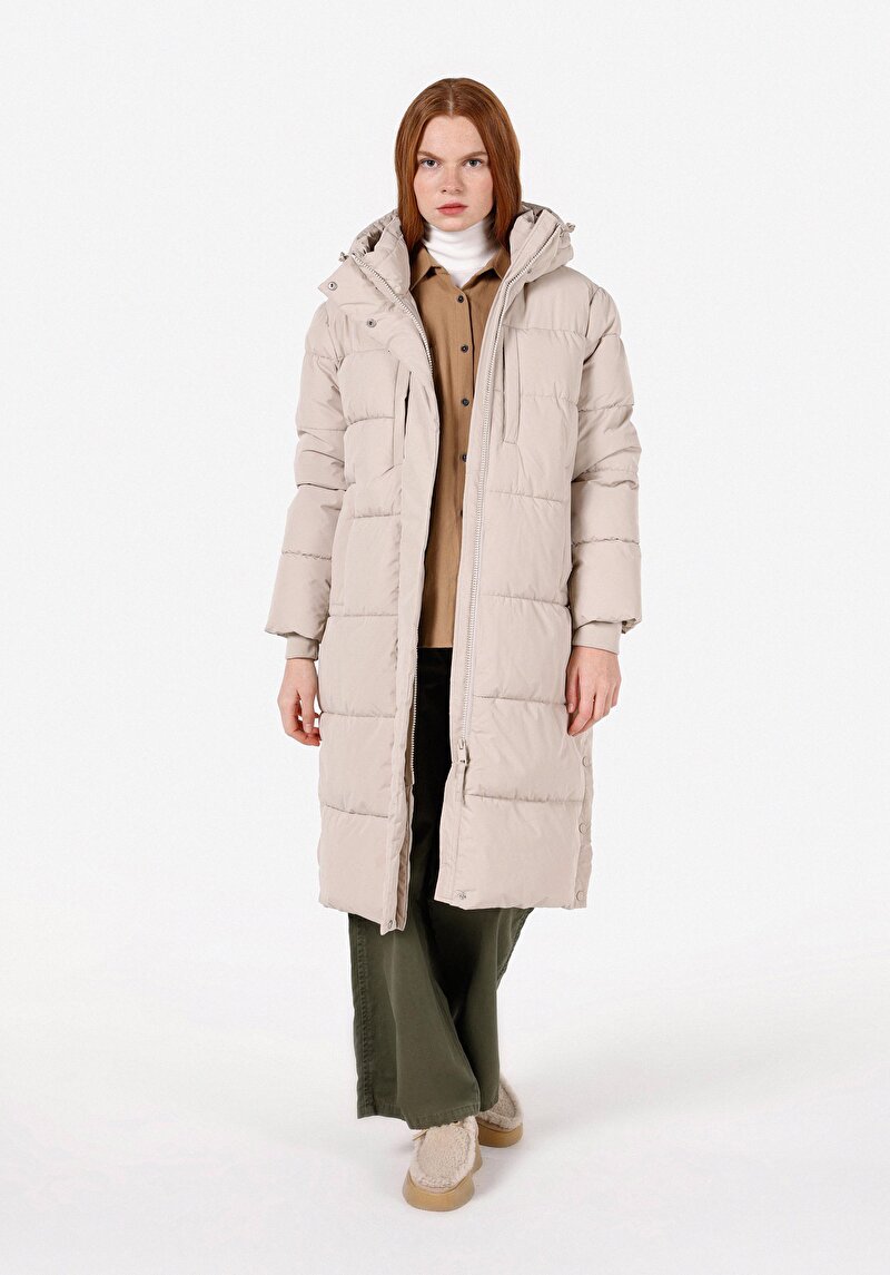 Imagine a Palton De Dama Alb Regular Fit  Cl1070990