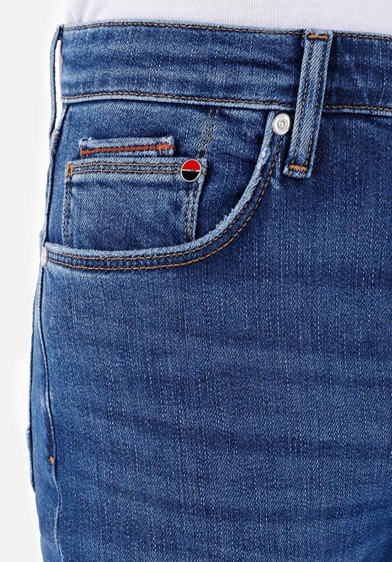 Afișați detalii pentru Blugi İndigo Pentru Bărbați Skinny Fit