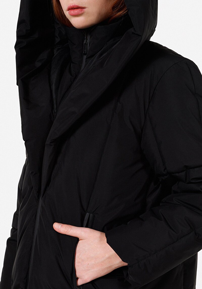 Imagine a Palton De Dama Negru Regular Fit Cl1070992