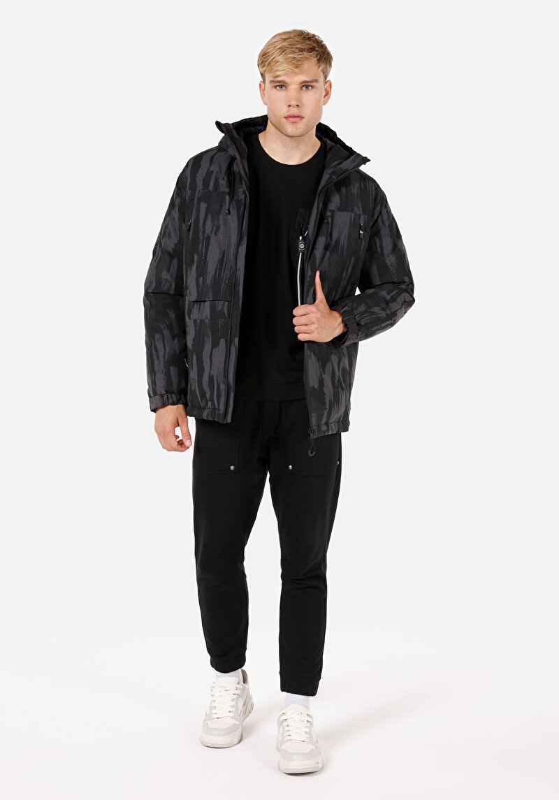 Imagine a Jacheta De Barbati Negru Regular Fit Cl1070993