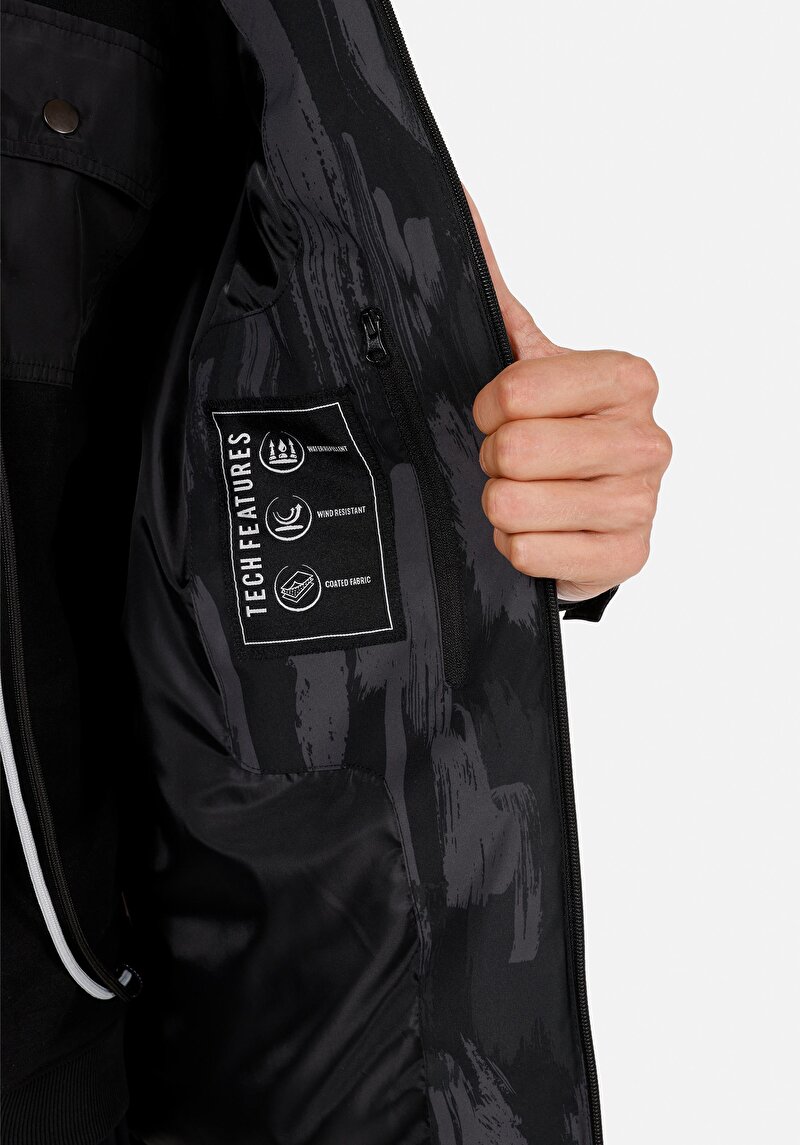 Afișați detalii pentru Jacheta De Barbati Negru Regular Fit  Cl1070993