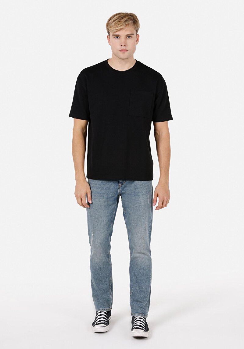 Imagine a Pantaloni De Barbati Albastru Regular Fit 067 Jack Cl1071301