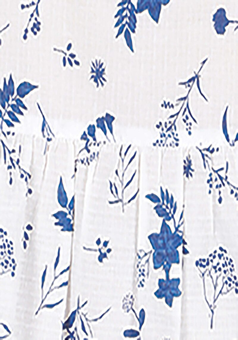 Afișați detalii pentru Regular Fit Cămașă Gât Floral Pentru Femei Alb Cămașă Cu Mânecă 3/4