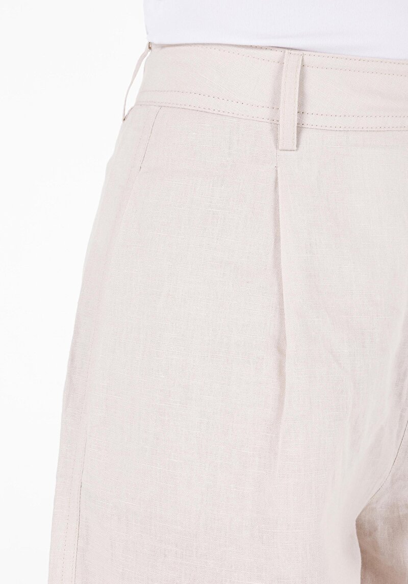 Afișați detalii pentru Short / Pantaloni Scurti De Dama Bej Regular Fit  Cl1068966