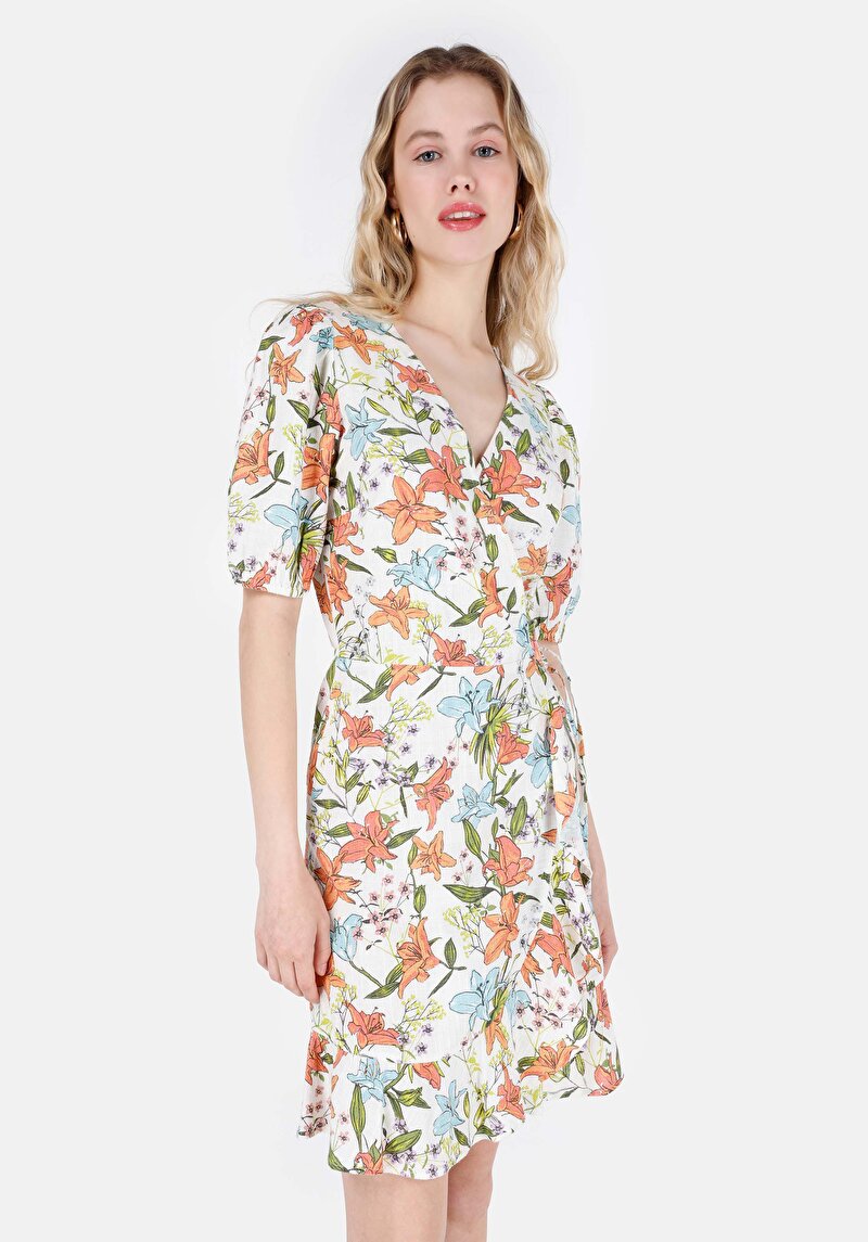 Afișați detalii pentru Rochie Multicoloră Pentru Femei Regular Fit