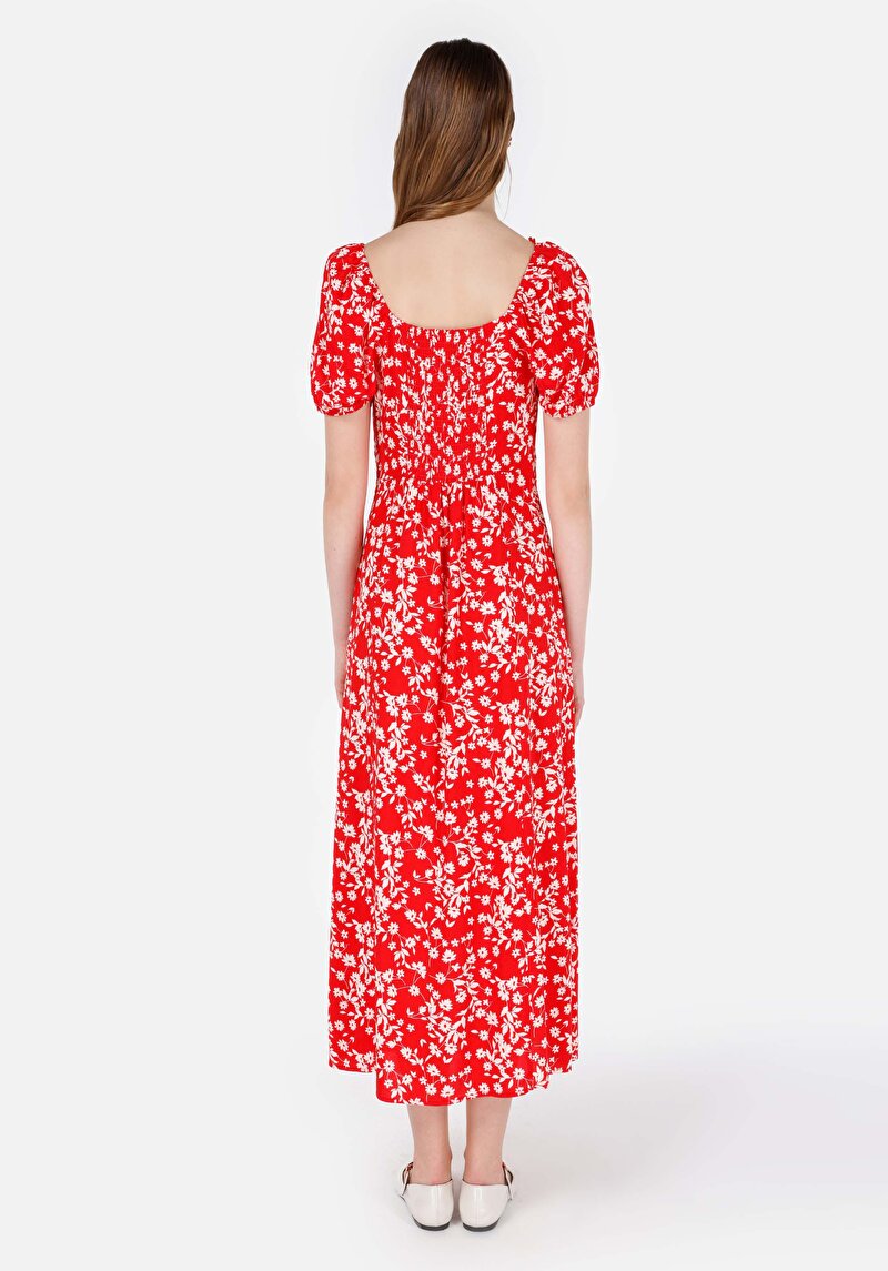 Imagine a Rochie Roșie Pentru Femei Regular Fit