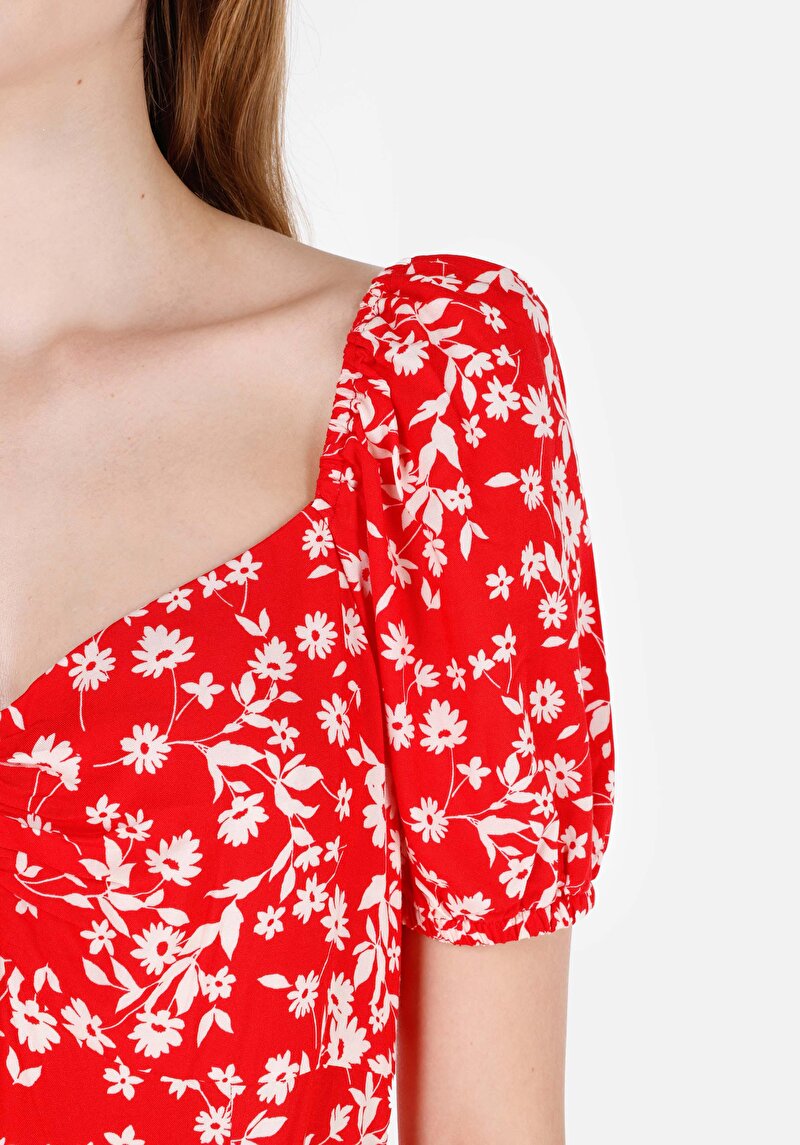 Afișați detalii pentru Rochie Roșie Pentru Femei Regular Fit