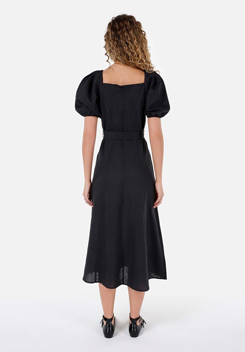 Afișați detalii pentru Rochie De Dama Negru Regular Fit  Cl1068987
