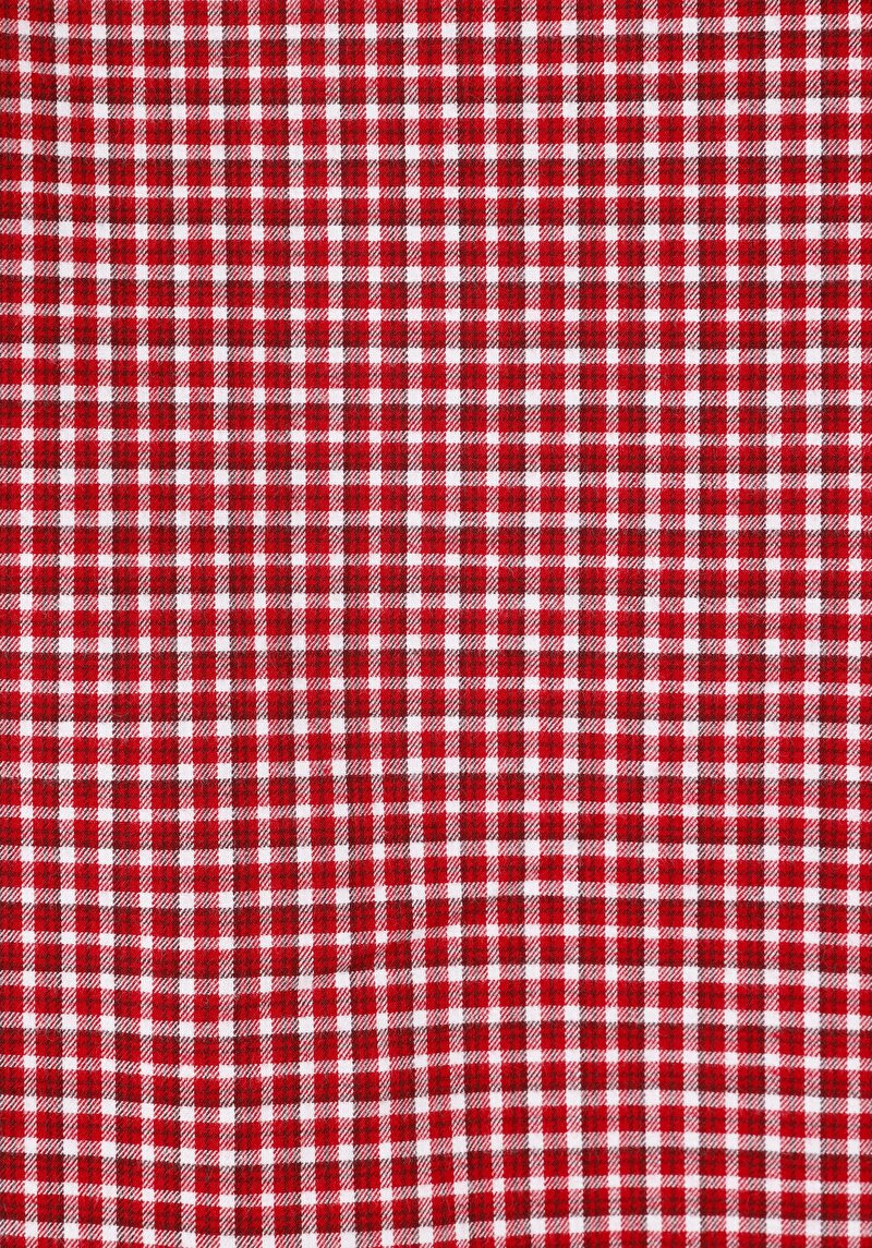 Afișați detalii pentru Cămașă Cu Gât În Carouri Cămașă Cu Mânecă Lungă Pentru Bărbați Visiniu