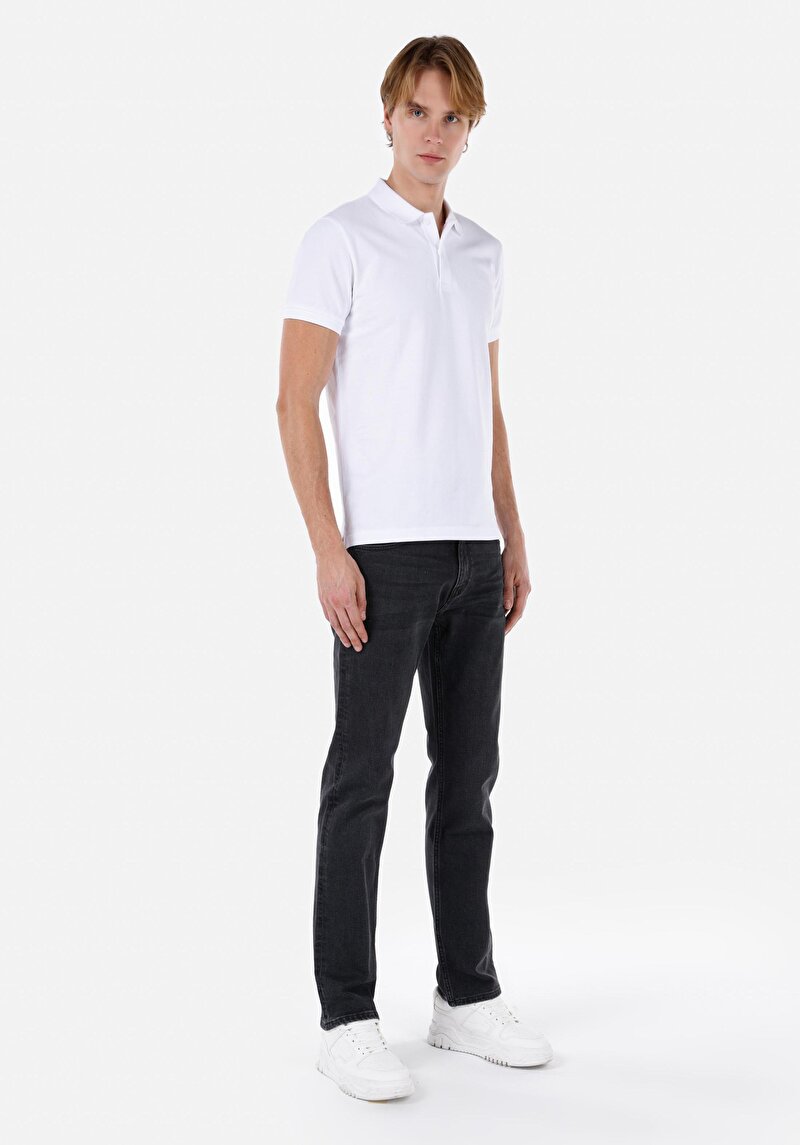 Imagine a Pantaloni De Barbati Negru Regular Fit 045 David Cl1069023