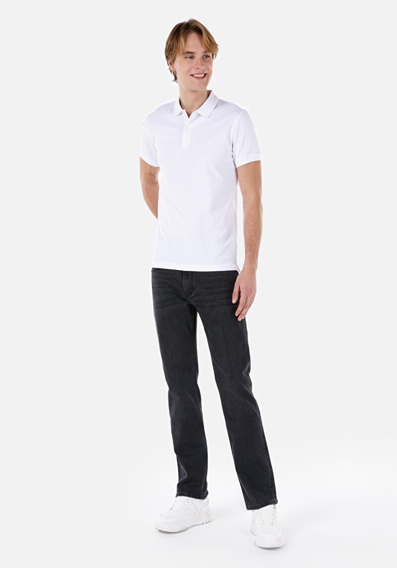 Imagine a Pantaloni De Barbati Negru Regular Fit 045 David Cl1069023