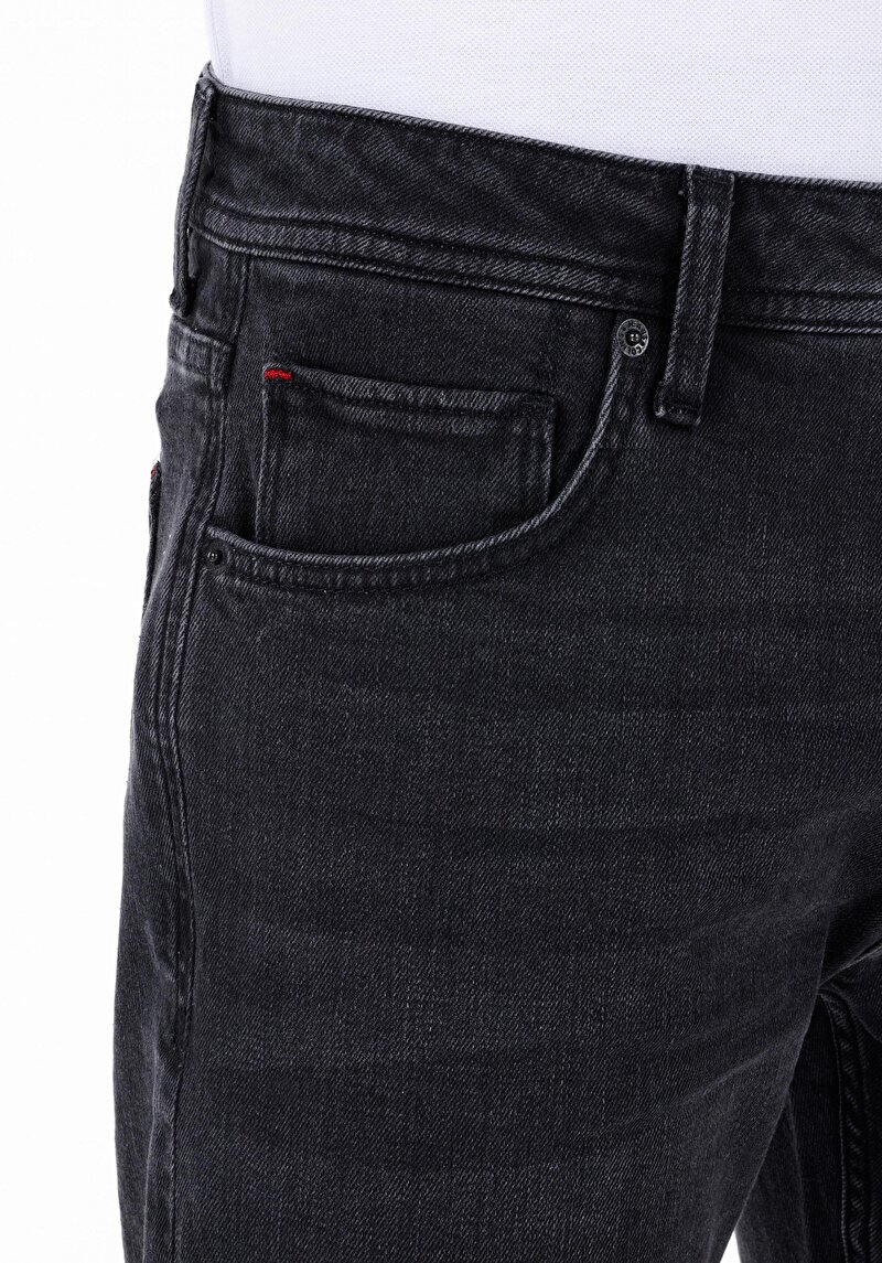 Afișați detalii pentru Pantaloni De Barbati Negru Regular Fit 045 David Cl1069023
