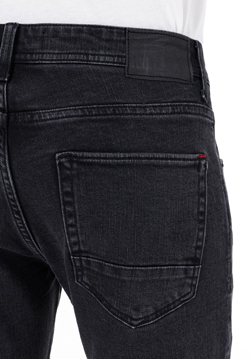 Afișați detalii pentru Pantaloni De Barbati Negru Straight Fit 044 Karl Cl1069036