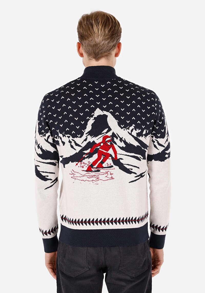 Afișați detalii pentru Pulover De Barbati Albastru Marin Regular Fit  Cl1071754