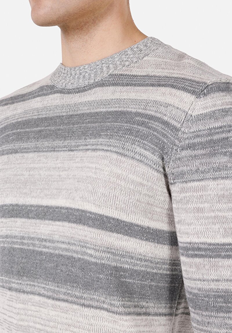 Afișați detalii pentru Pulover De Barbati Gri Regular Fit  Cl1071782