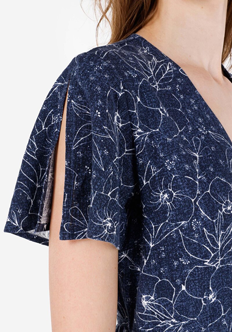 Afișați detalii pentru Rochie Bleumarin Pentru Femei Regular Fit