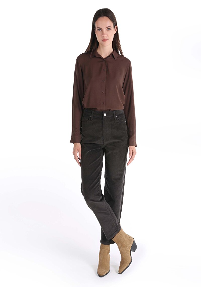 Afișați detalii pentru Pantaloni De Dama Antracit Regular Fit  Cl1065644