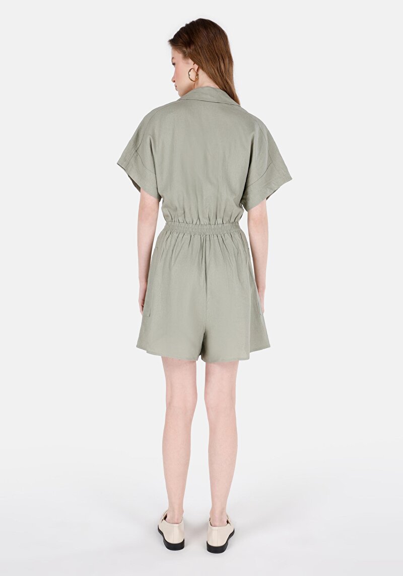 Imagine a Rochie Verde Pentru Femei Regular Fit