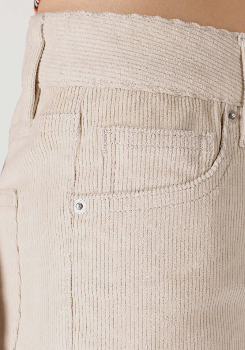 Afișați detalii pentru Pantaloni De Dama Bej Regular Fit  Cl1065644