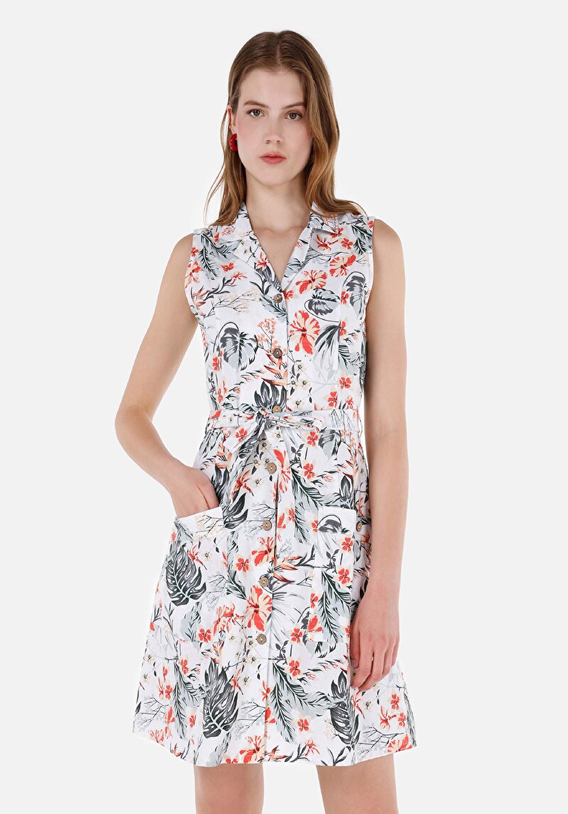 Afișați detalii pentru Rochie Multicoloră Pentru Femei Regular Fit