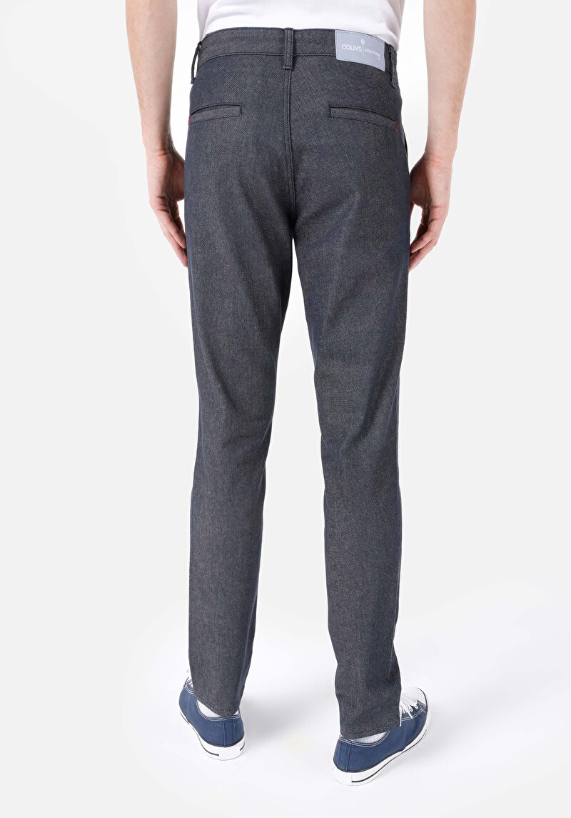 Afișați detalii pentru Pantaloni De Barbati Albastru Inchis Regular Fit  Cl1067279