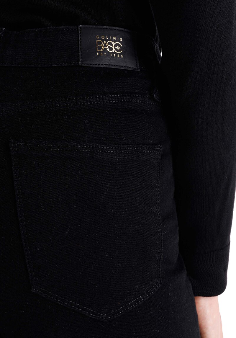 Afișați detalii pentru Regular Fit Mid Waist Bootcut Blugi Din Denim Pentru Femei