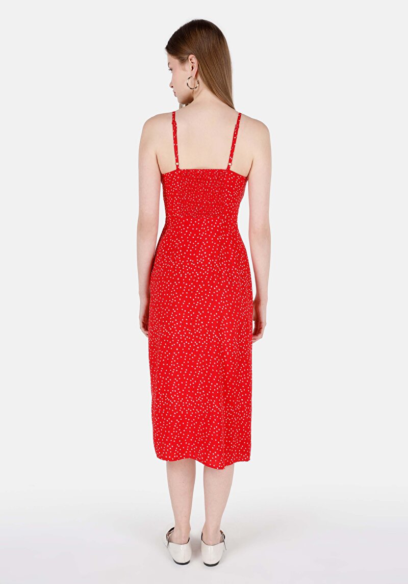 Afișați detalii pentru Rochie Roșie Pentru Femei Slim Fit