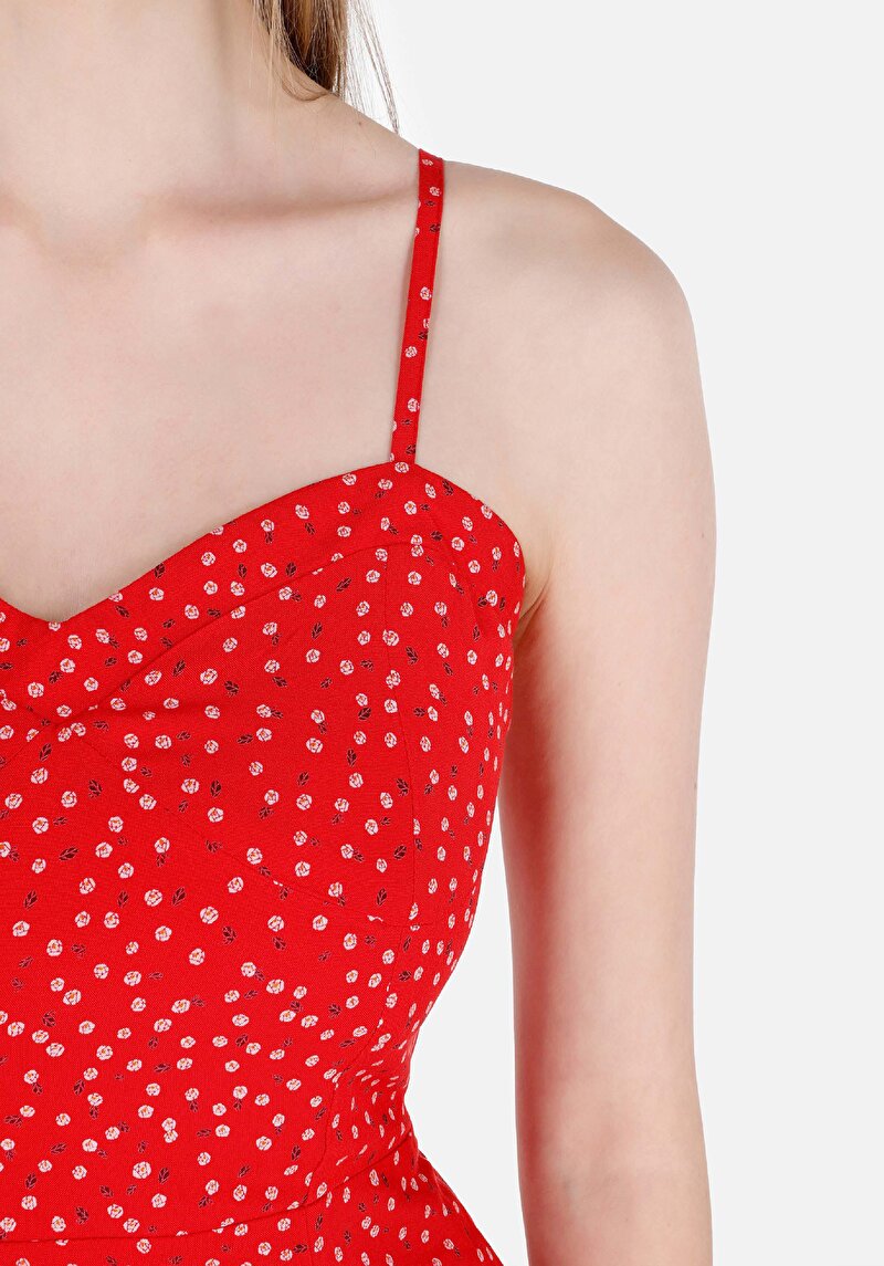 Afișați detalii pentru Rochie Roșie Pentru Femei Slim Fit