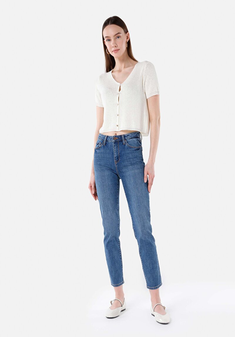 Imagine a Pantaloni De Dama Denim Slim Fit 703 Carla Cl1069219