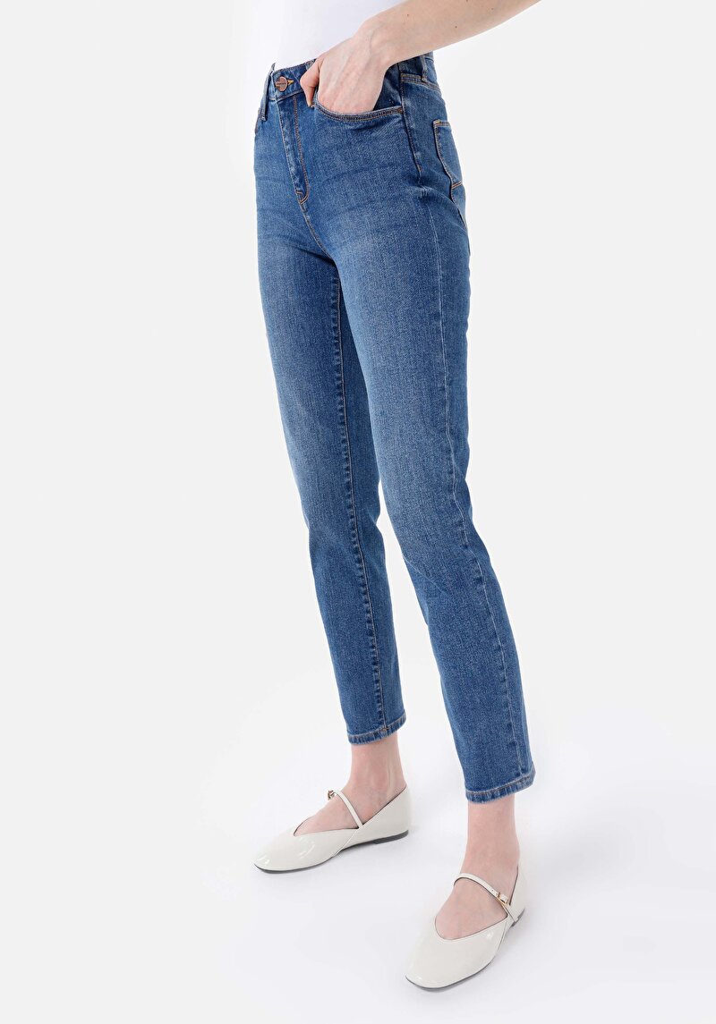 Imagine a Pantaloni De Dama Denim Slim Fit 703 Carla Cl1069219