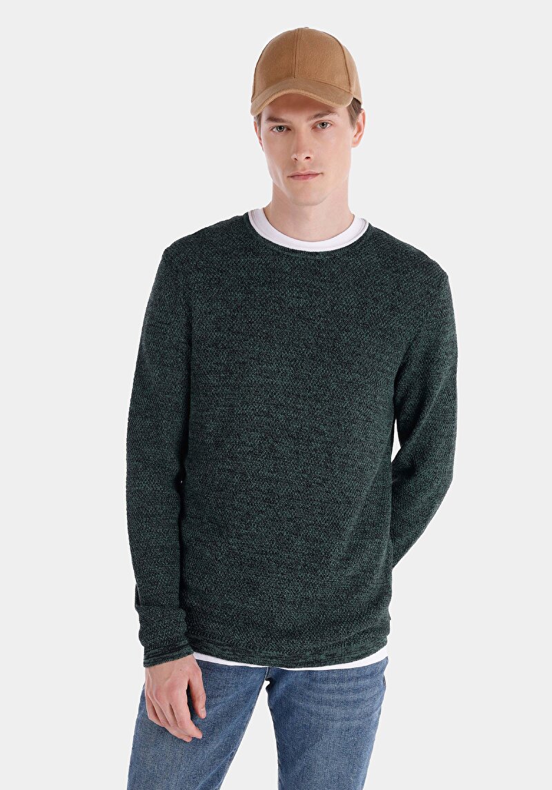 Imagine a Pulover De Barbati Verde Cl1065743