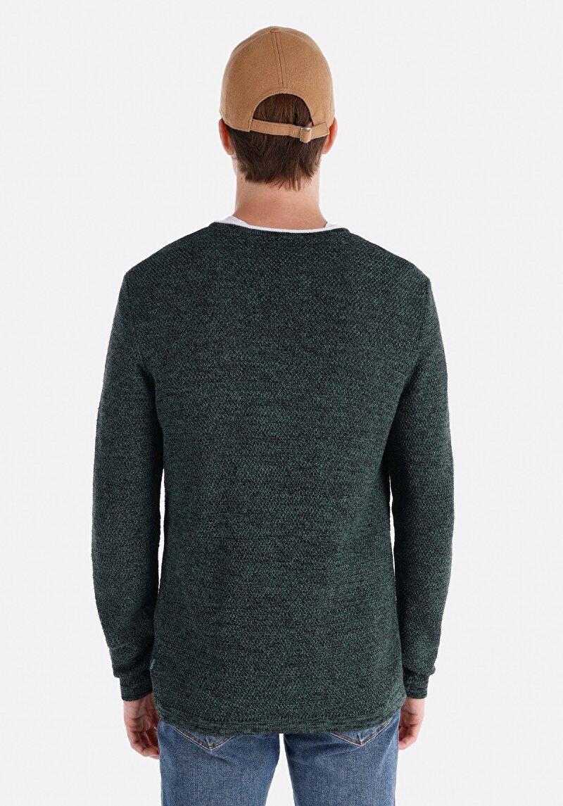 Afișați detalii pentru Pulover De Barbati Verde   Cl1065743